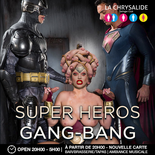 SUPER HEROS GANG BANG