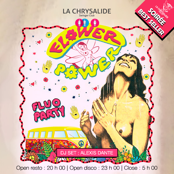 FLOWER POWER FLUO PARTY