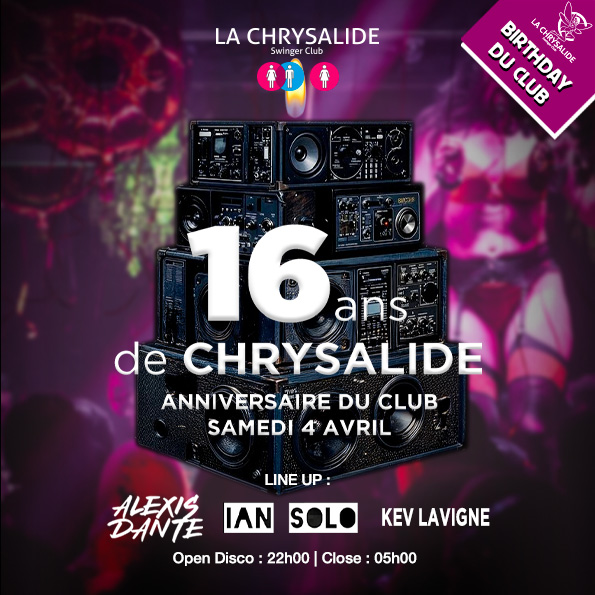 16 ANS DE CHRYSALIDE