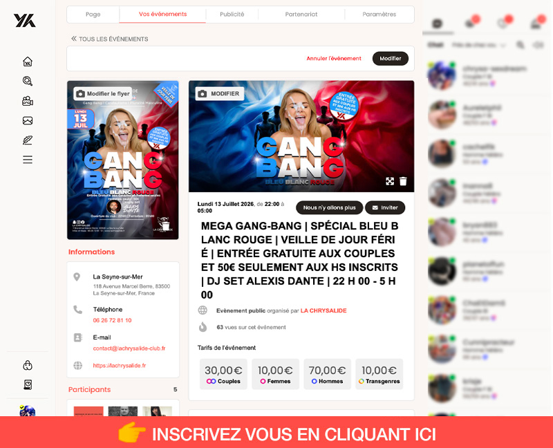 GANG BANG BLEU BLANC ROUGE