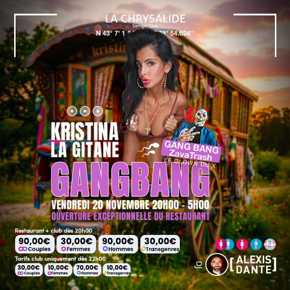 GANG BANG KRISTINA LA GITANE