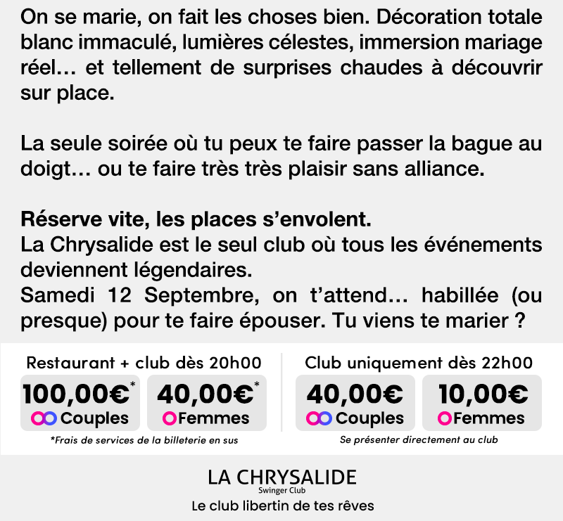 mariage libertin